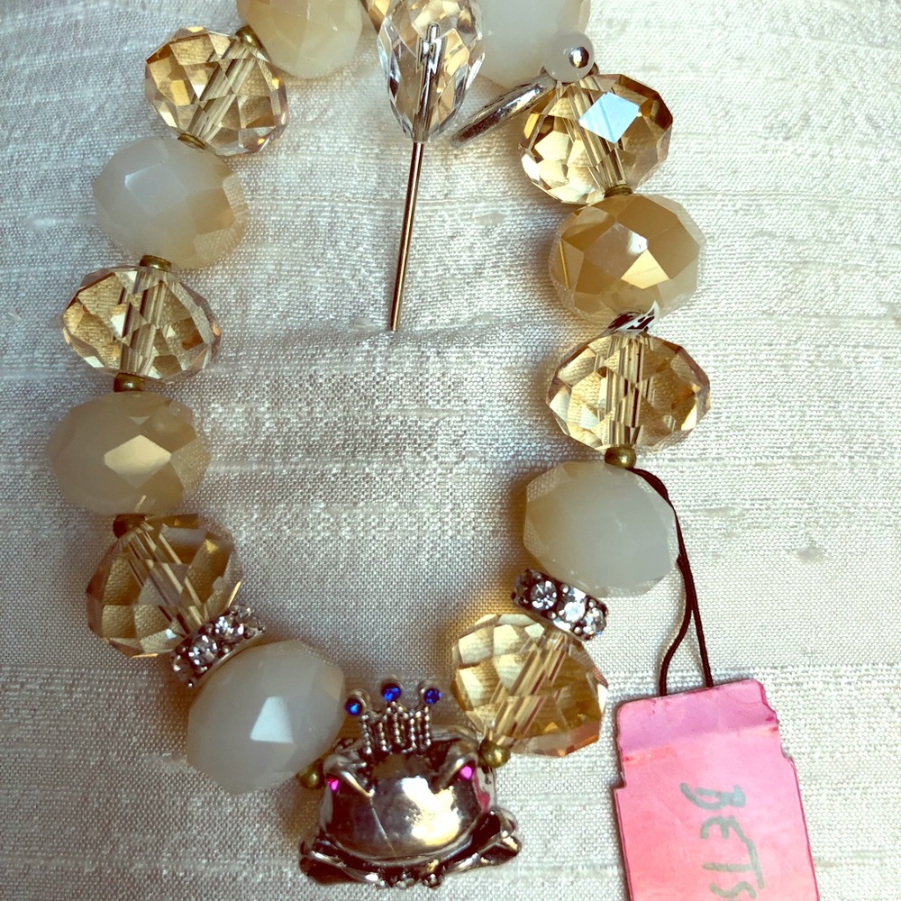 Betsy Johnson Frog bracelet